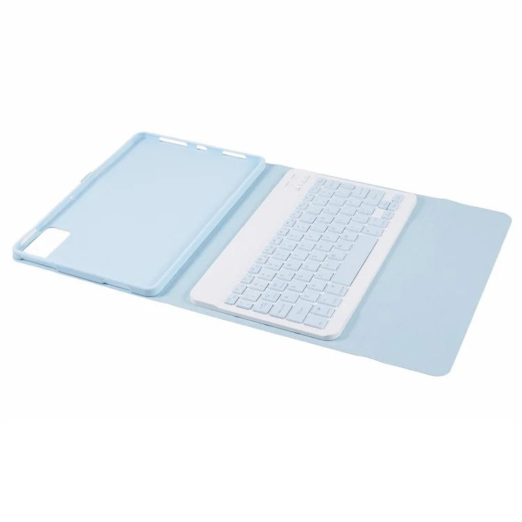 SK-SE11 For Xiaomi Redmi Pad SE PU Leather Flip Tablet Case Cover with Detachable Bluetooth Keyboard