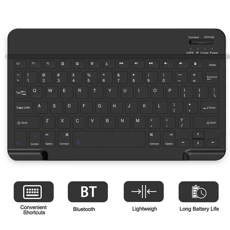 SK For Samsung Galaxy Tab A9+ Detachable Bluetooth Keyboard Tablet Case PU Leather Flip Cover