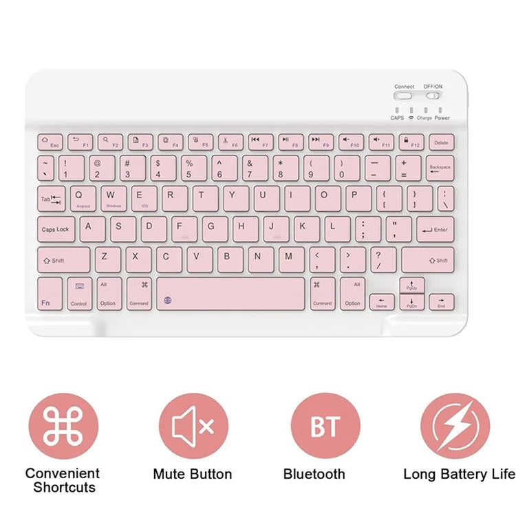 SK For Samsung Galaxy Tab A9+ Detachable Bluetooth Keyboard Tablet Case PU Leather Flip Cover