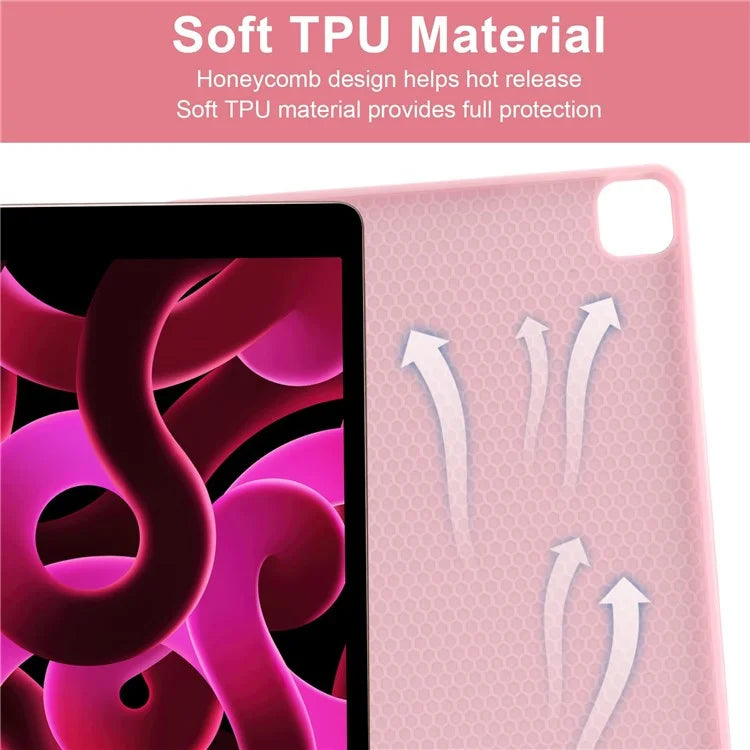 SK-1296 For iPad Pro 12.9-inch (2018) / (2020) / (2021) / (2022) Touchpad Bluetooth Keyboard with Protective Tablet Case