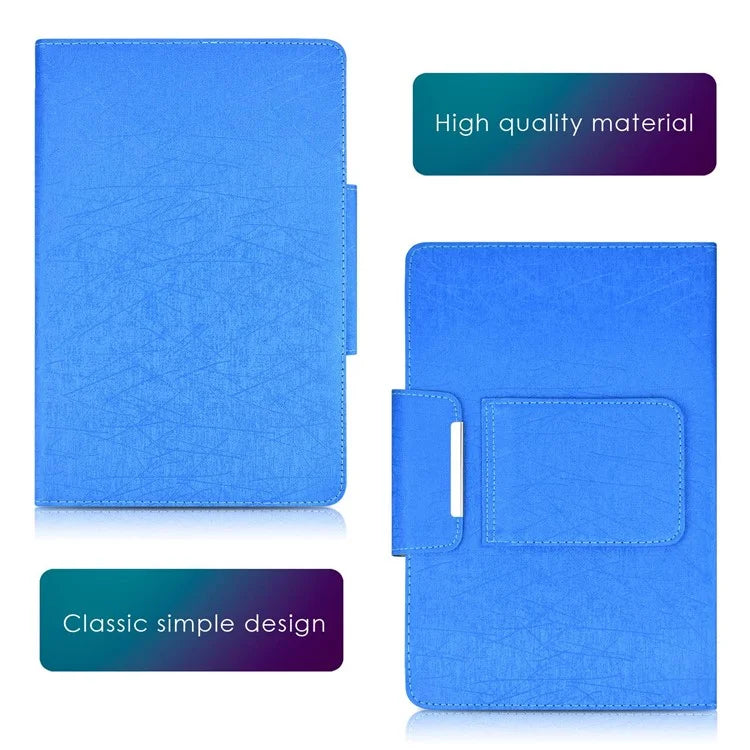 TY-3302 Universal Bluetooth Keyboards Leather Case Stand for 9 -10.9 inch Tablet