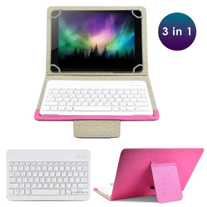TY-3302 Universal Bluetooth Keyboards Leather Case Stand for 9 -10.9 inch Tablet