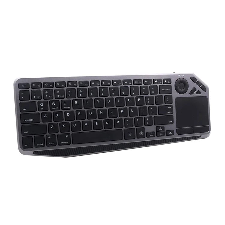 BK9801T Dual-Mode Keyboard Bluetooth 2.4G Wireless Keyboard with Touchpad for Computer, Tablet