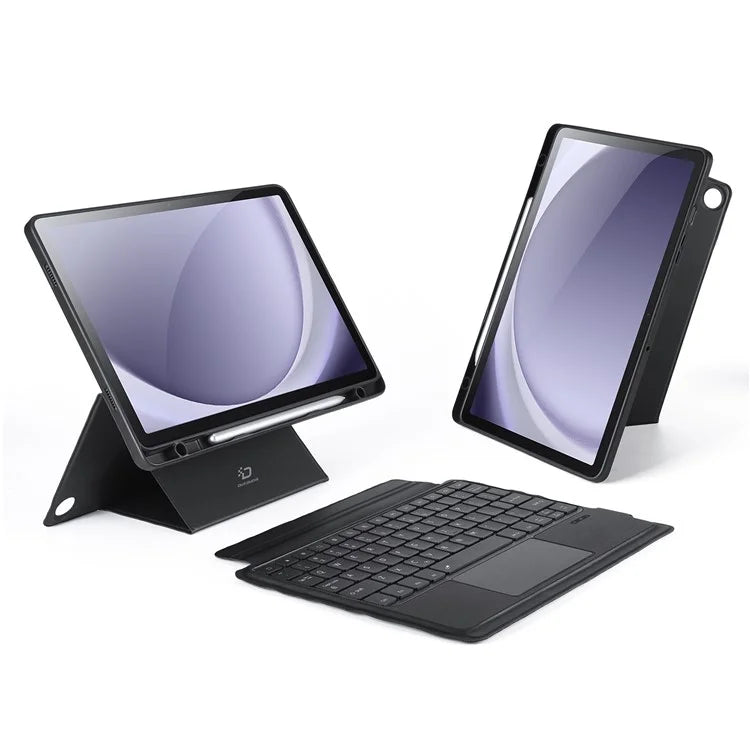 DUX DUCIS For Samsung Galaxy Tab A9+ PU Leather Case + Magnetic Detachable Keyboard with Pencil Holder