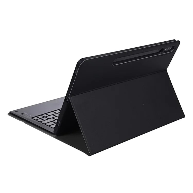 A810B For Samsung Galaxy Tab S9 FE+ 12.4" X610 / X616 Detachable Bluetooth Keyboard Case Pencil Slot Tablet Case