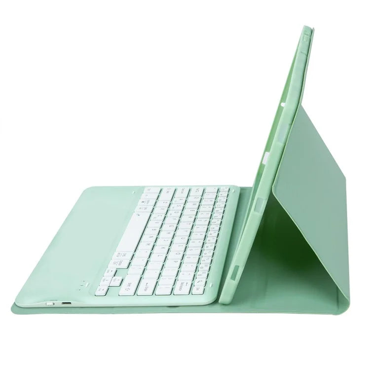 A810B For Samsung Galaxy Tab S9 FE+ 12.4" X610 / X616 Detachable Bluetooth Keyboard Case Pencil Slot Tablet Case