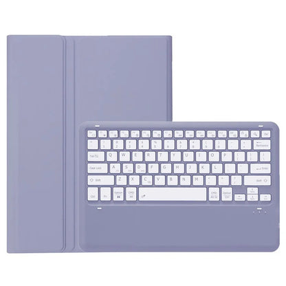 A810B For Samsung Galaxy Tab S9 FE+ 12.4" X610 / X616 Detachable Bluetooth Keyboard Case Pencil Slot Tablet Case