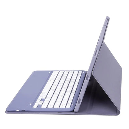 A810B For Samsung Galaxy Tab S9 FE+ 12.4" X610 / X616 Detachable Bluetooth Keyboard Case Pencil Slot Tablet Case