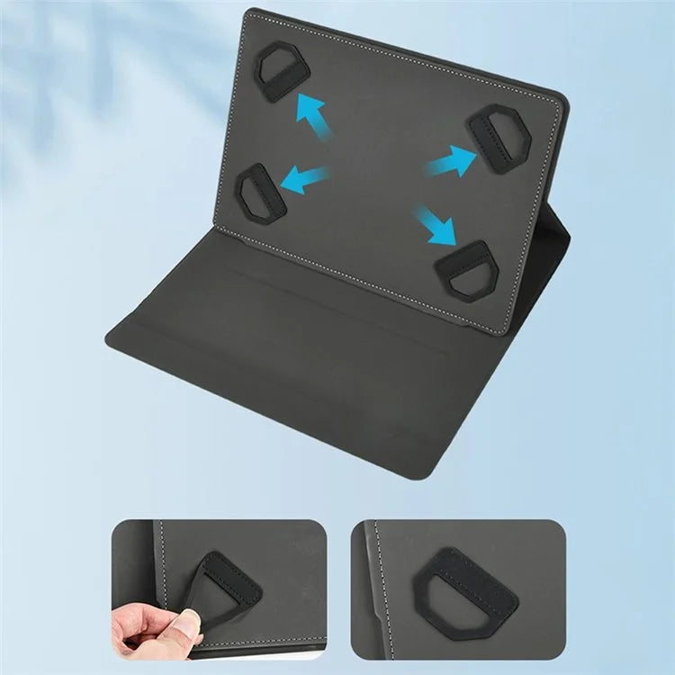 TY3316 Universal 9-11 inch Tablet Protective Cover Touchpad Bluetooth Keyboard Leather Stand Case