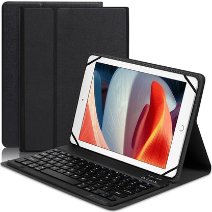 TY3316 Universal 9-11 inch Tablet Protective Cover Bluetooth Keyboard PU Leather Stand Case