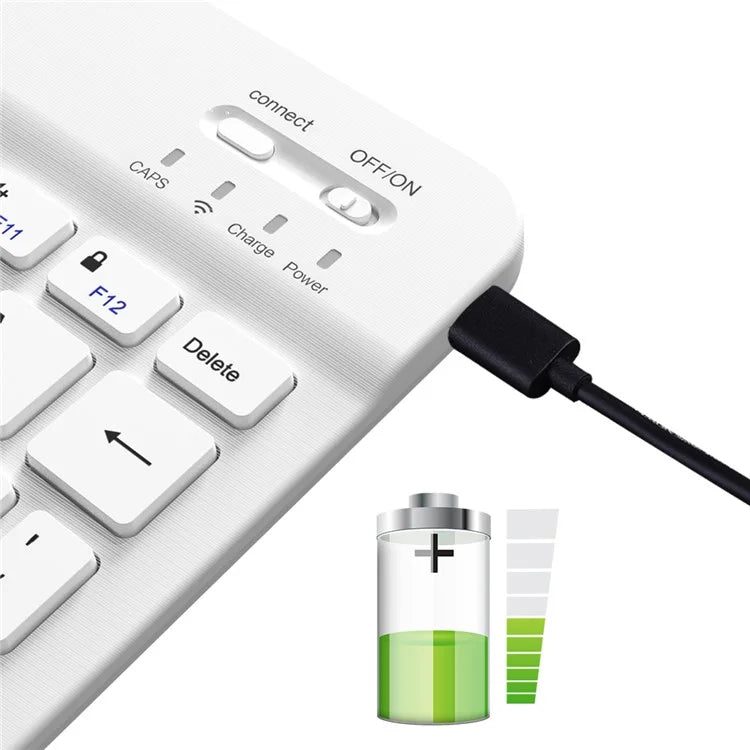 SK-030 German Universal 78-key Bluetooth Keyboard for Tablet / Mobile Phone