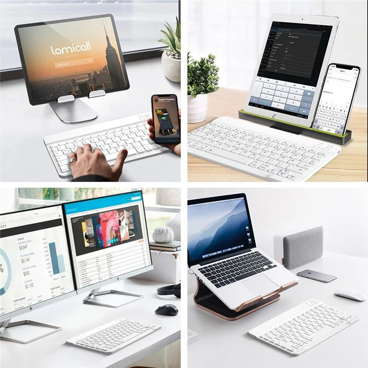 SK-030 German Universal 78-key Bluetooth Keyboard for Tablet / Mobile Phone