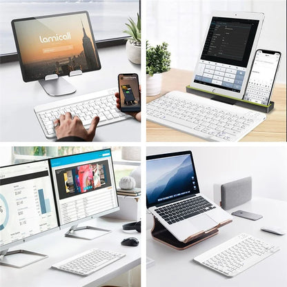 SK-030 German Universal 78-key Bluetooth Keyboard for Tablet / Mobile Phone