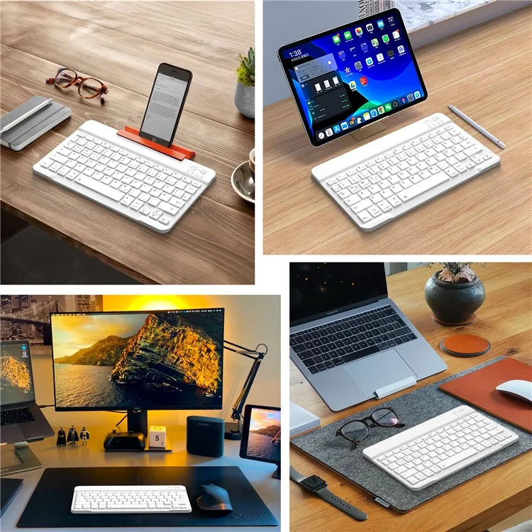 SK-030 German Universal 78-key Bluetooth Keyboard for Tablet / Mobile Phone