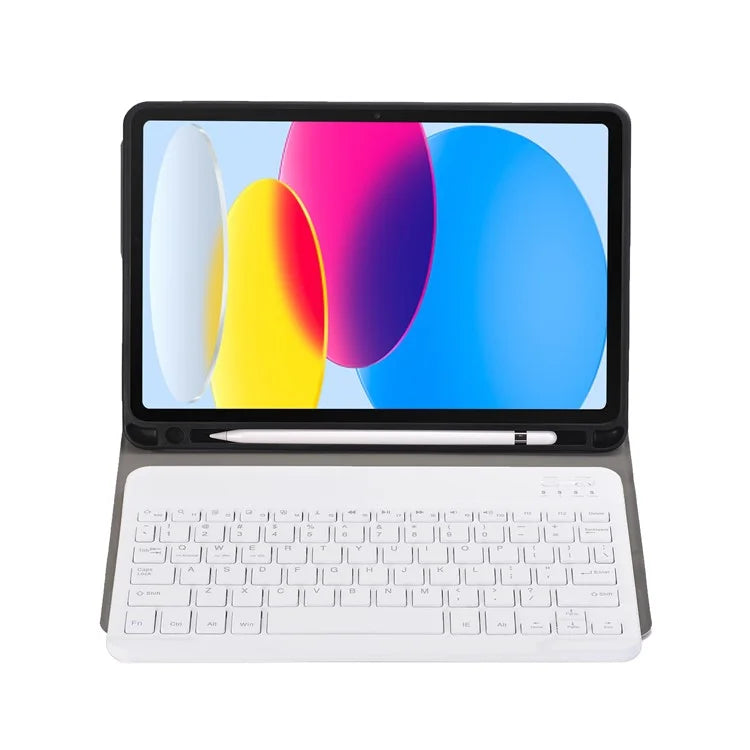 A07B For iPad 9.7-inch (2017) / (2018) / iPad Pro 9.7 inch (2016) / Air 2 / Air (2013) Bluetooth Keyboard Case with Pen Slot