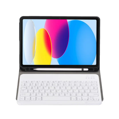 A07B For iPad 9.7-inch (2017) / (2018) / iPad Pro 9.7 inch (2016) / Air 2 / Air (2013) Bluetooth Keyboard Case with Pen Slot