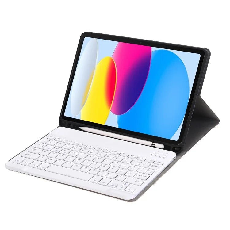 A07B For iPad 9.7-inch (2017) / (2018) / iPad Pro 9.7 inch (2016) / Air 2 / Air (2013) Bluetooth Keyboard Case with Pen Slot