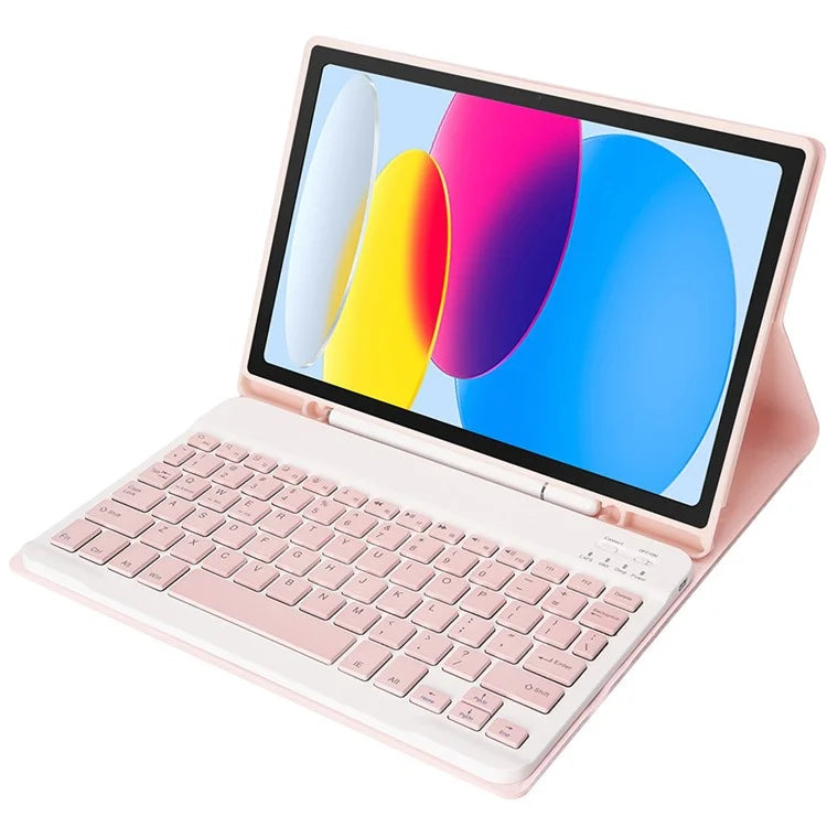 A07B For iPad 9.7-inch (2017) / (2018) / iPad Pro 9.7 inch (2016) / Air 2 / Air (2013) Bluetooth Keyboard Case with Pen Slot