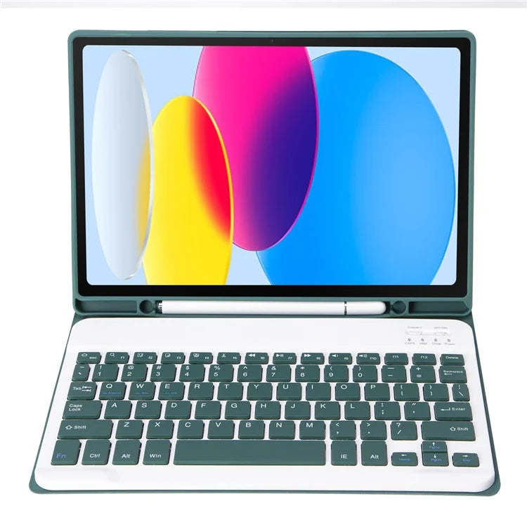 A07B For iPad 9.7-inch (2017) / (2018) / iPad Pro 9.7 inch (2016) / Air 2 / Air (2013) Bluetooth Keyboard Case with Pen Slot