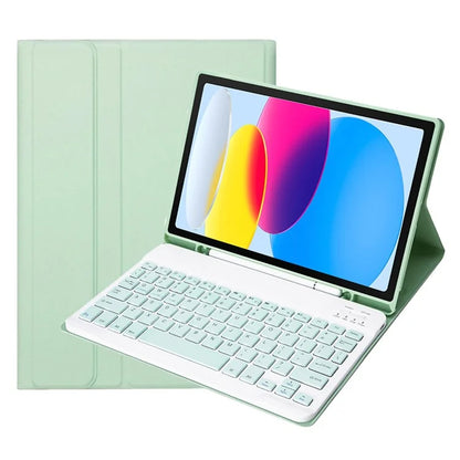 A07B For iPad 9.7-inch (2017) / (2018) / iPad Pro 9.7 inch (2016) / Air 2 / Air (2013) Bluetooth Keyboard Case with Pen Slot