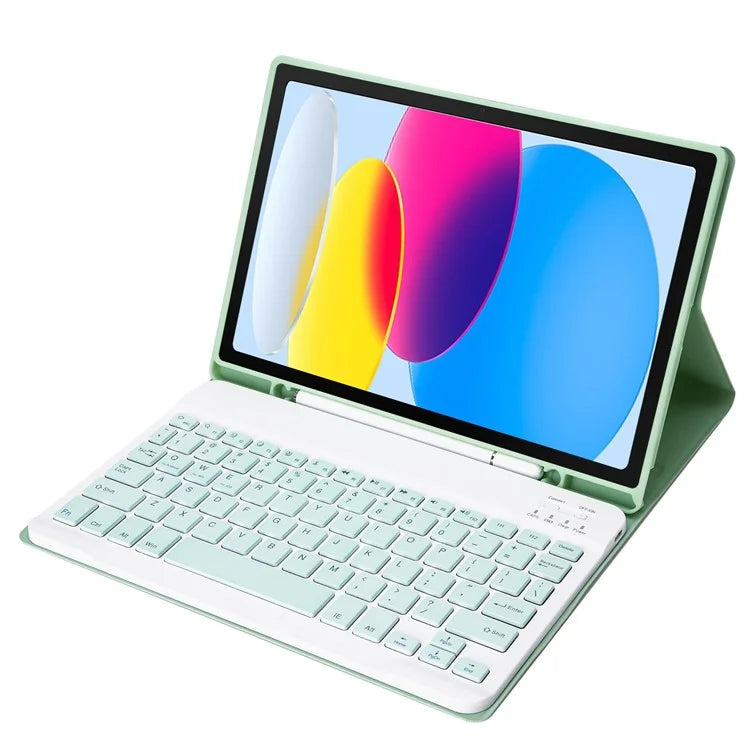 A07B For iPad 9.7-inch (2017) / (2018) / iPad Pro 9.7 inch (2016) / Air 2 / Air (2013) Bluetooth Keyboard Case with Pen Slot