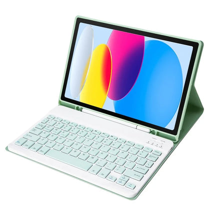 A07B For iPad 9.7-inch (2017) / (2018) / iPad Pro 9.7 inch (2016) / Air 2 / Air (2013) Bluetooth Keyboard Case with Pen Slot
