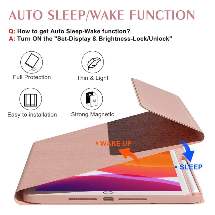 For iPad 10.2 (2021) / (2019) / (2020) / iPad Pro 10.5-inch (2017) / Air 10.5 inch (2019) Backlit Bluetooth Keyboard Tablet Case