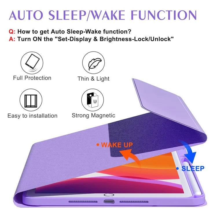 For iPad 10.2 (2021) / (2019) / (2020) / iPad Pro 10.5-inch (2017) / Air 10.5 inch (2019) Backlit Bluetooth Keyboard Tablet Case