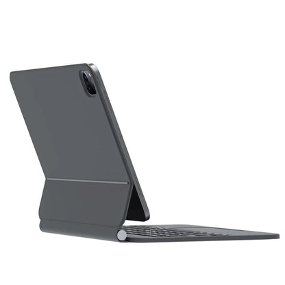 BENWIS ID-MKB For iPad 10.9 (2022) Magnetic Suspension Keyboard Leather Tablet Stand Case