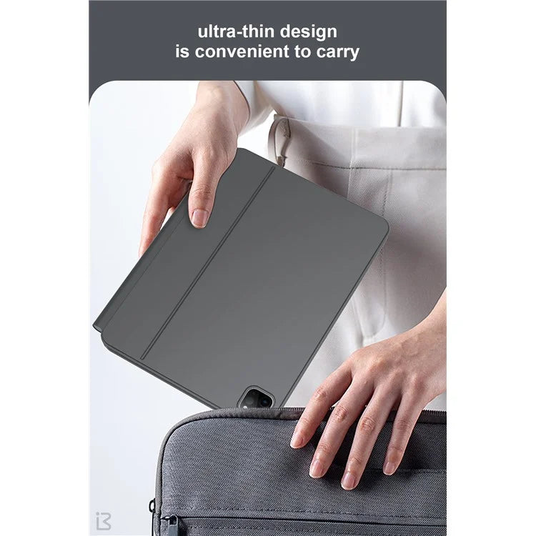 BENWIS ID-MKB For iPad 10.9 (2022) Magnetic Suspension Keyboard Leather Tablet Stand Case