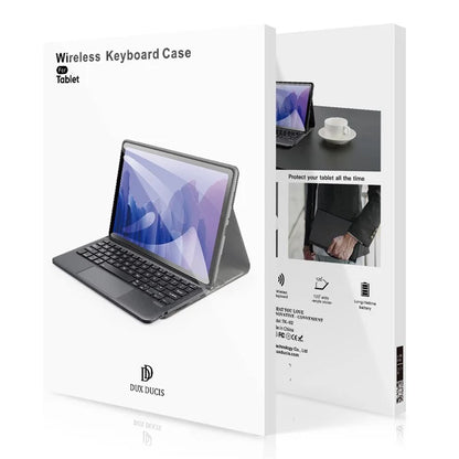 DUX DUCIS For iPad Pro 13 (2024) Bluetooth Keyboard + Anti-Drop PU Leather Tablet Case