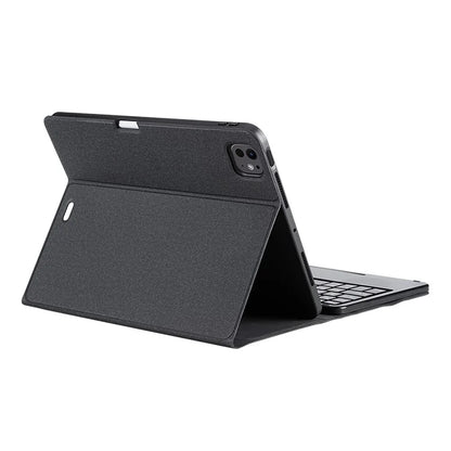 DUX DUCIS For iPad Pro 11 (2024) Wireless Bluetooth Keyboard + Stand Leather Tablet Case