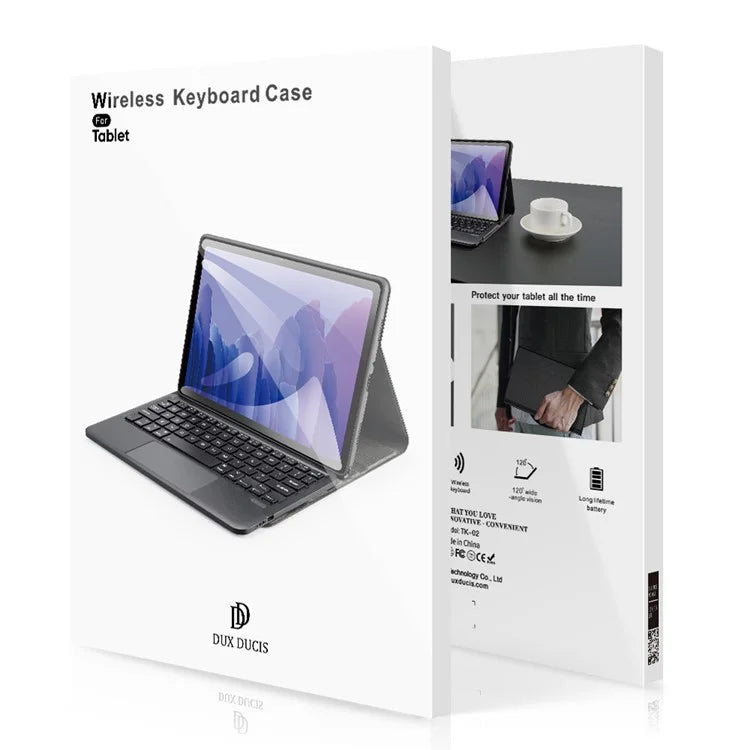 DUX DUCIS For iPad Pro 11 (2024) Wireless Bluetooth Keyboard + Stand Leather Tablet Case