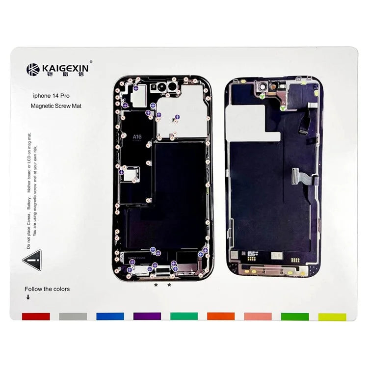Magnetic Screw Mat for iPhone 14 Pro Work Pad Phone Repairing Tool Mat