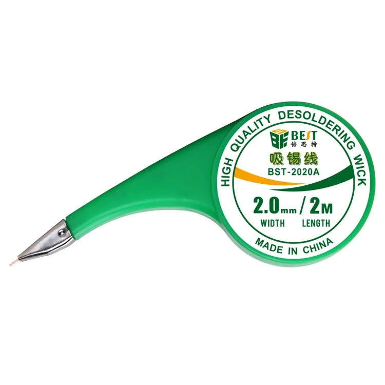 BEST Wick Remover Tin Anti-Hot Desoldering Wick Wire Removal Line Repair Tool