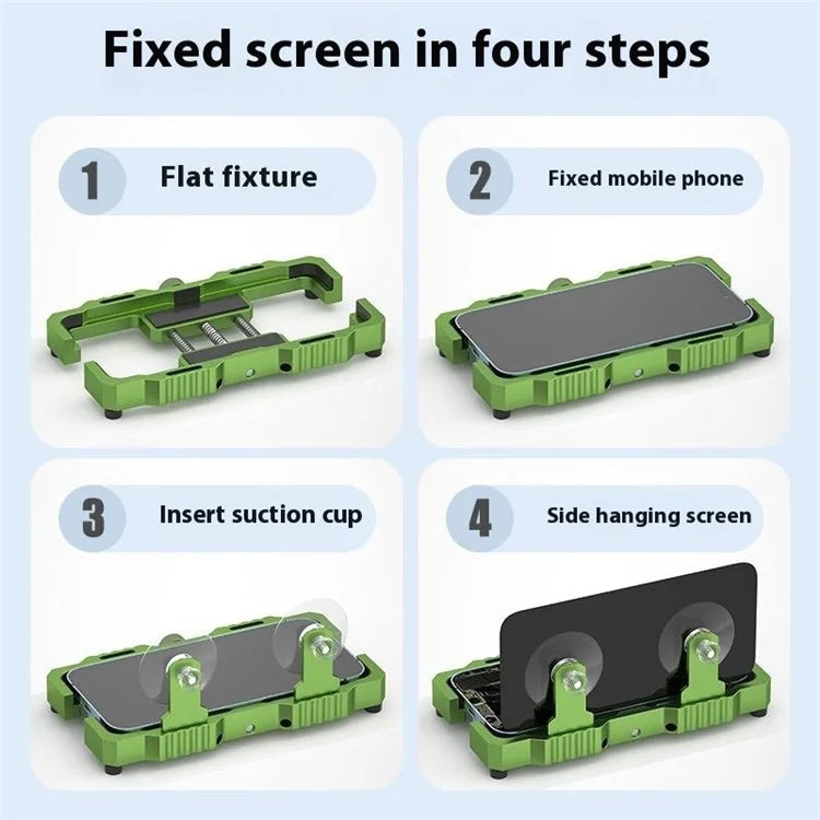 BEST BST-KB5 Screen Side Mount Clamp Cell Phone Screen Side Hanging Holder with Suction Cup