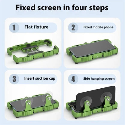 BEST BST-KB5 Screen Side Mount Clamp Cell Phone Screen Side Hanging Holder with Suction Cup