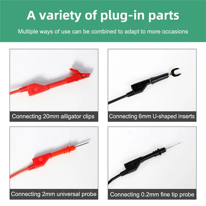 BEST BST-080-JP Assembled Test Leads with Stackable Banana Plugs