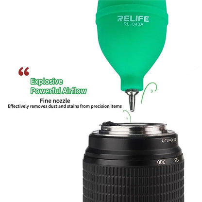 RELIFE RL-043A Dust Cleaner Air Blower Ball 2-in-1 Dust Blower for Phone Repairing Cleaning