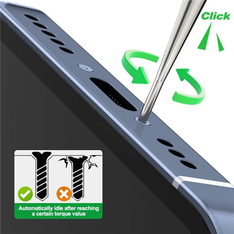 RELIFE RL-726A 3D Torque Screwdriver Set Extra Hard S2 Steel Bit Electronic Disassembly Tool