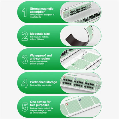 RELIFE RL-091 Magnetic Absorption Mat Screws Storage Pad