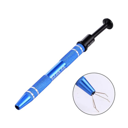 JIAFA JF-620 IC Chip Grabber, Precision Alloy Steel 4-Claw Pick-Up Grabber for Chip and Component Handling
