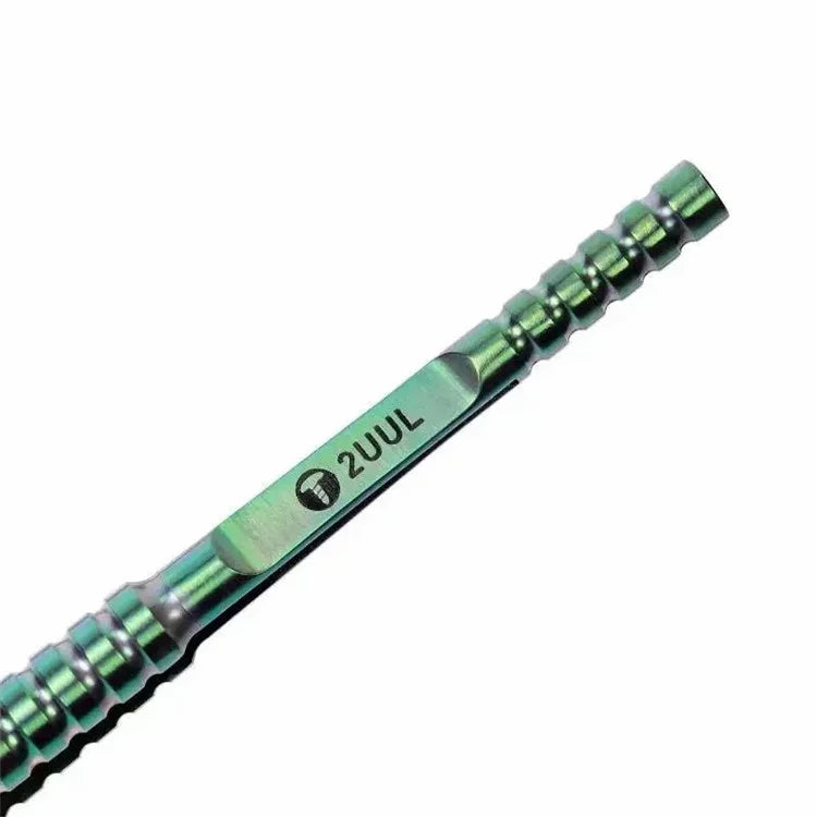 2UUL Ti01 Titanium Alloy Ultraprecise Tweezer for Precise Phone Board Repair, Blackish Green
