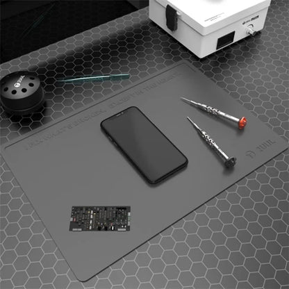2UUL 40x28x0.3cm Heat Resisting Silicone Pad with Anti Dust Coating