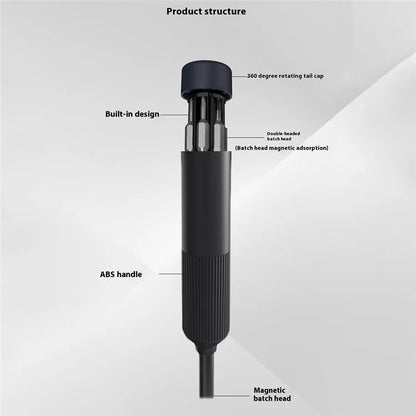 JIAFA 27-in-1 Precision Screwdriver Set Double Tip Bits for Cell Phones Watches Computers