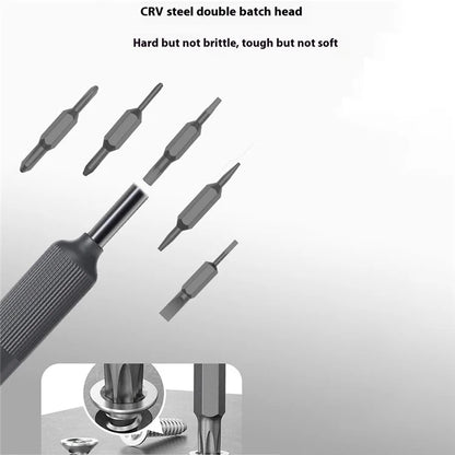 JIAFA 27-in-1 Precision Screwdriver Set Double Tip Bits for Cell Phones Watches Computers