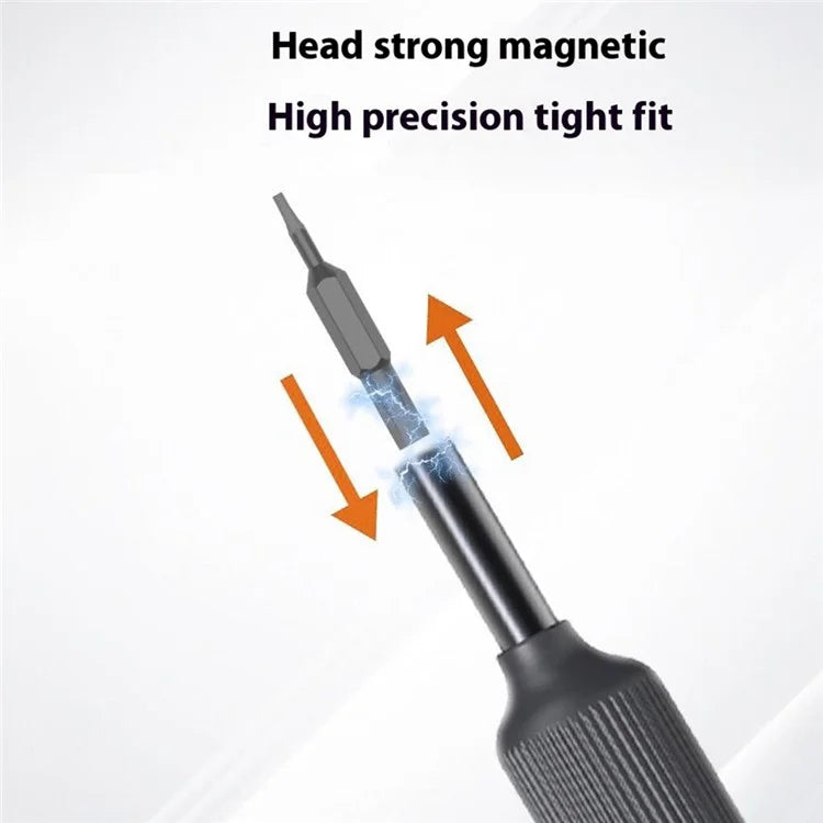 JIAFA 27-in-1 Precision Screwdriver Set Double Tip Bits for Cell Phones Watches Computers