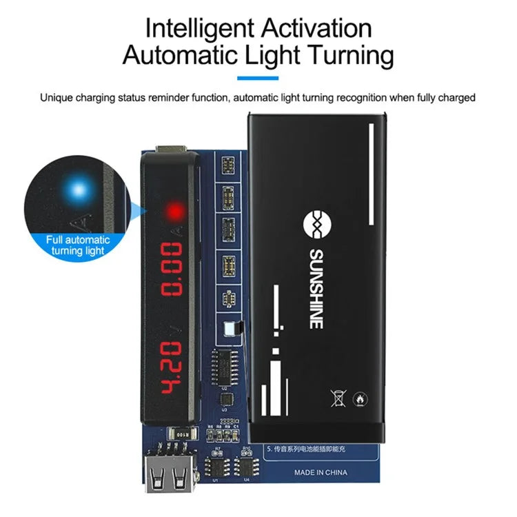 SUNSHINE SS-904B Battery Fast Charging Activation Board for Tecno / itel / Transsion Infinix Series