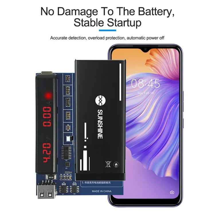SUNSHINE SS-904B Battery Fast Charging Activation Board for Tecno / itel / Transsion Infinix Series