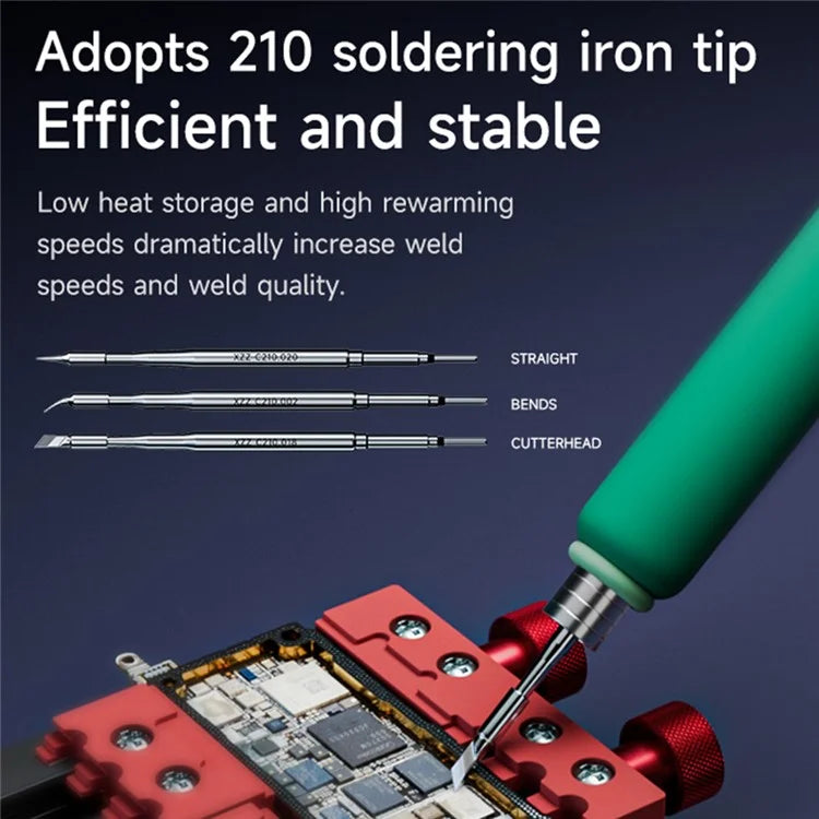 XZZ FX-210 LCD Display Soldering Station for PCB Repair Lead-free Welding Rework Machine